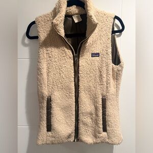 Patagonia Cream Fleece Vest